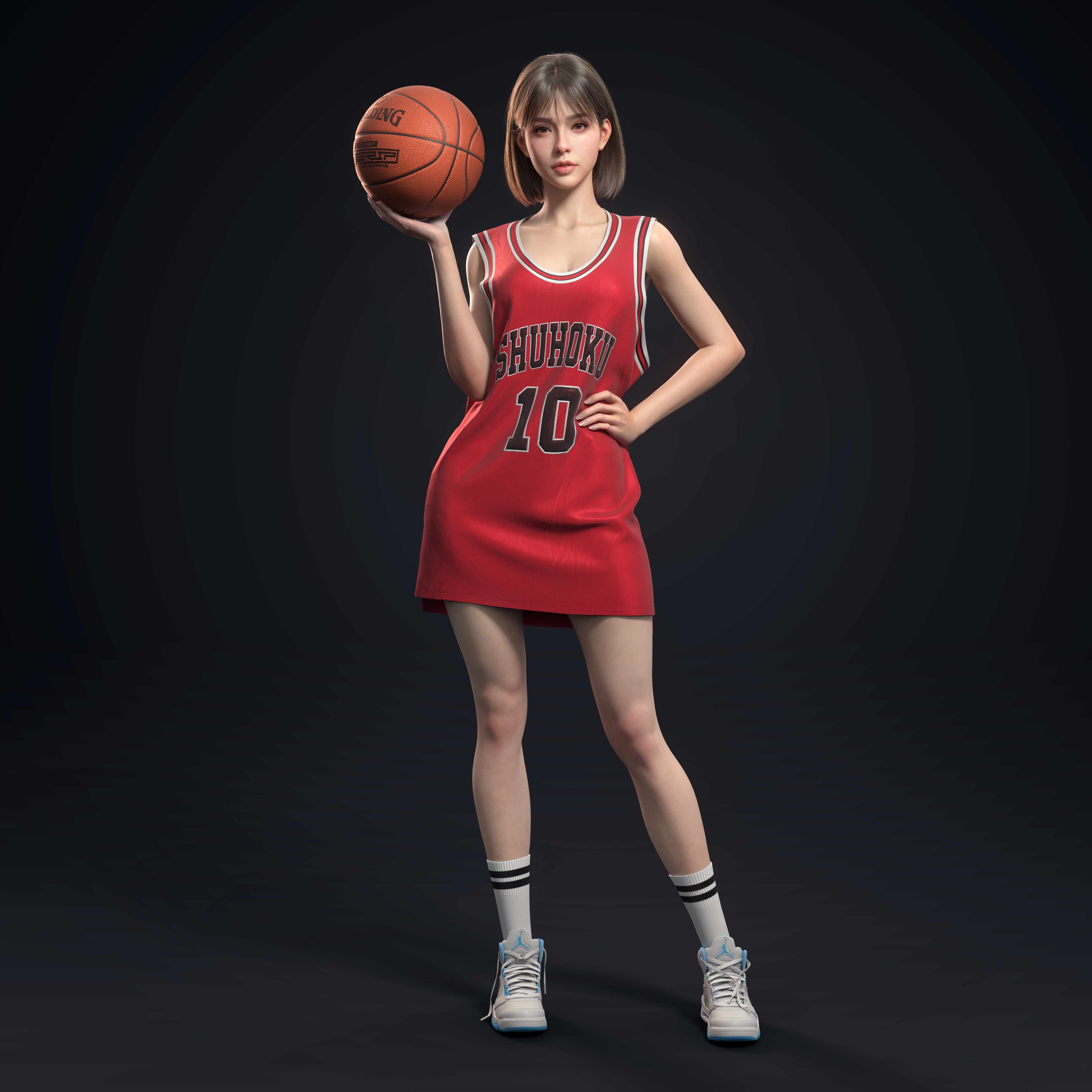 Slam Dunk_赤木晴子 - ZBrushCentral