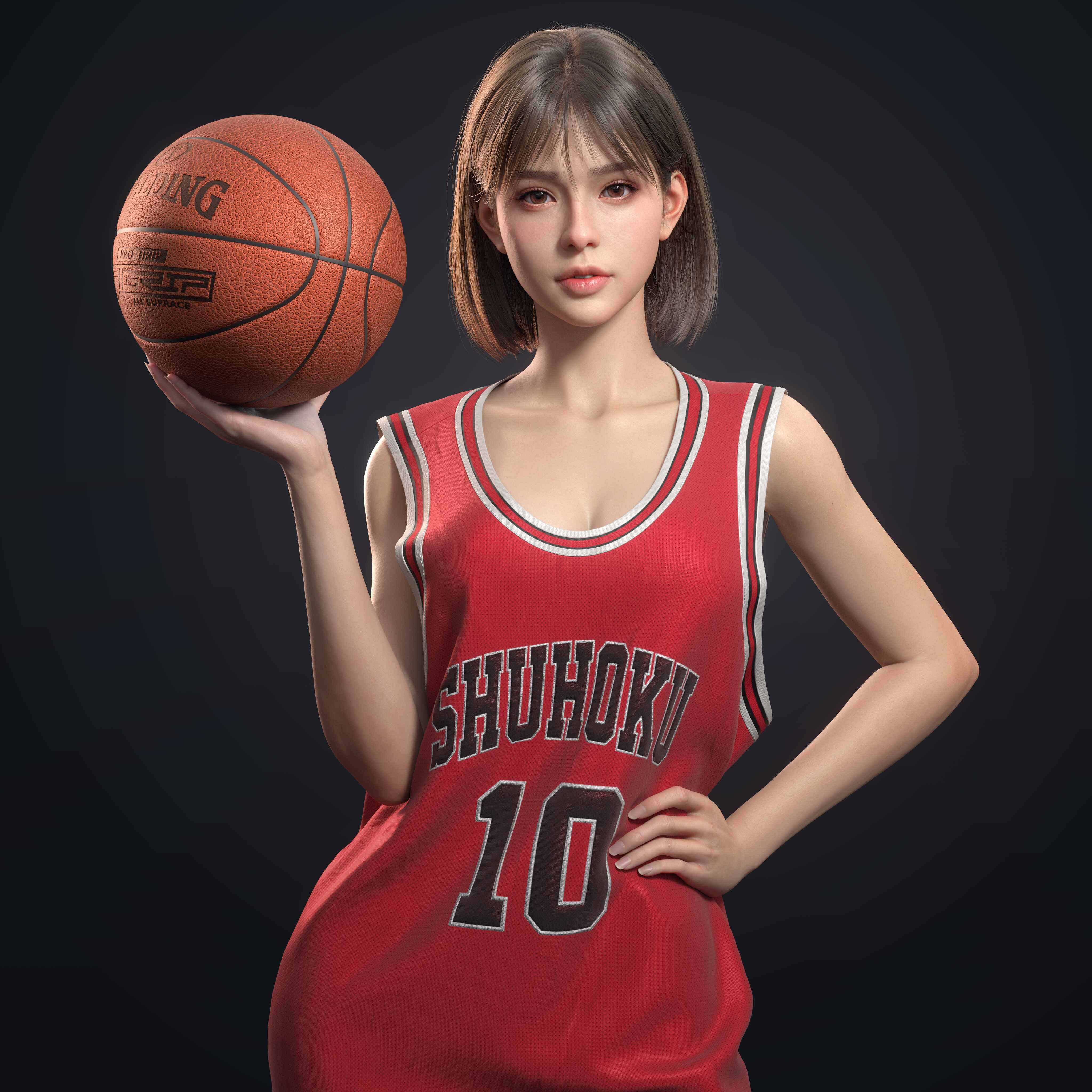 Slam Dunk_赤木晴子 - ZBrushCentral