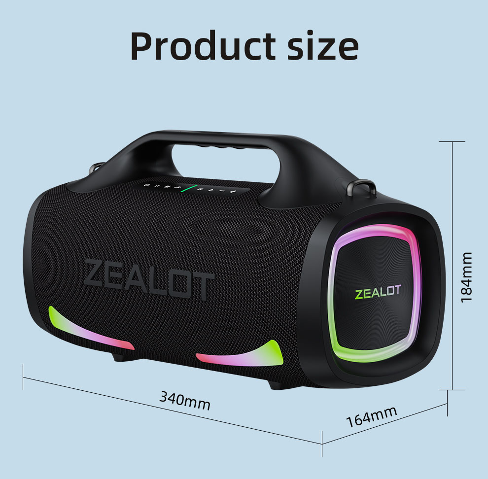 Buy Zealot S79 Bluetooth Speaker Outdoor Subwoofer 100W Online