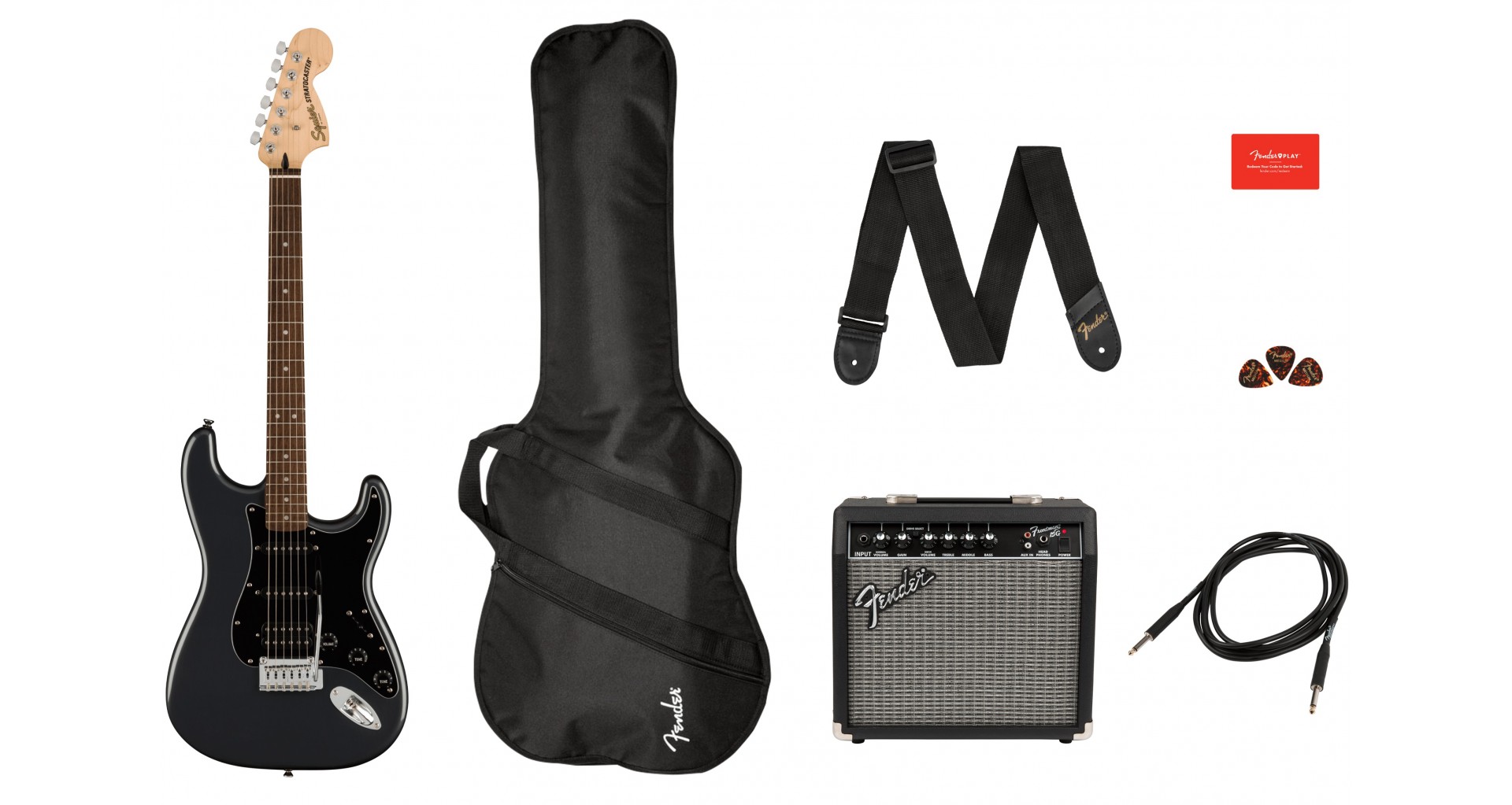 Fender Squier Affinity Stratocaster Pack HSS CFM Set chitara