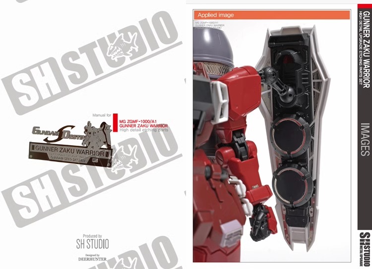 ZGMF-1000-A1 Gunner Zaku Warrior MG Photo Etch Set SHEU038 SH
