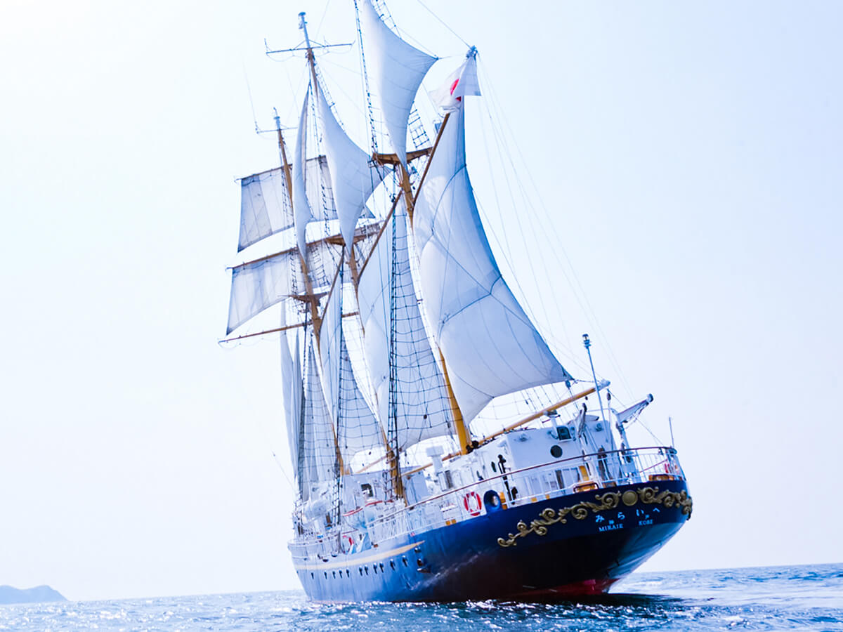 Schooner MIRAIE | 帆船 BLUE OCEAN みらいへ