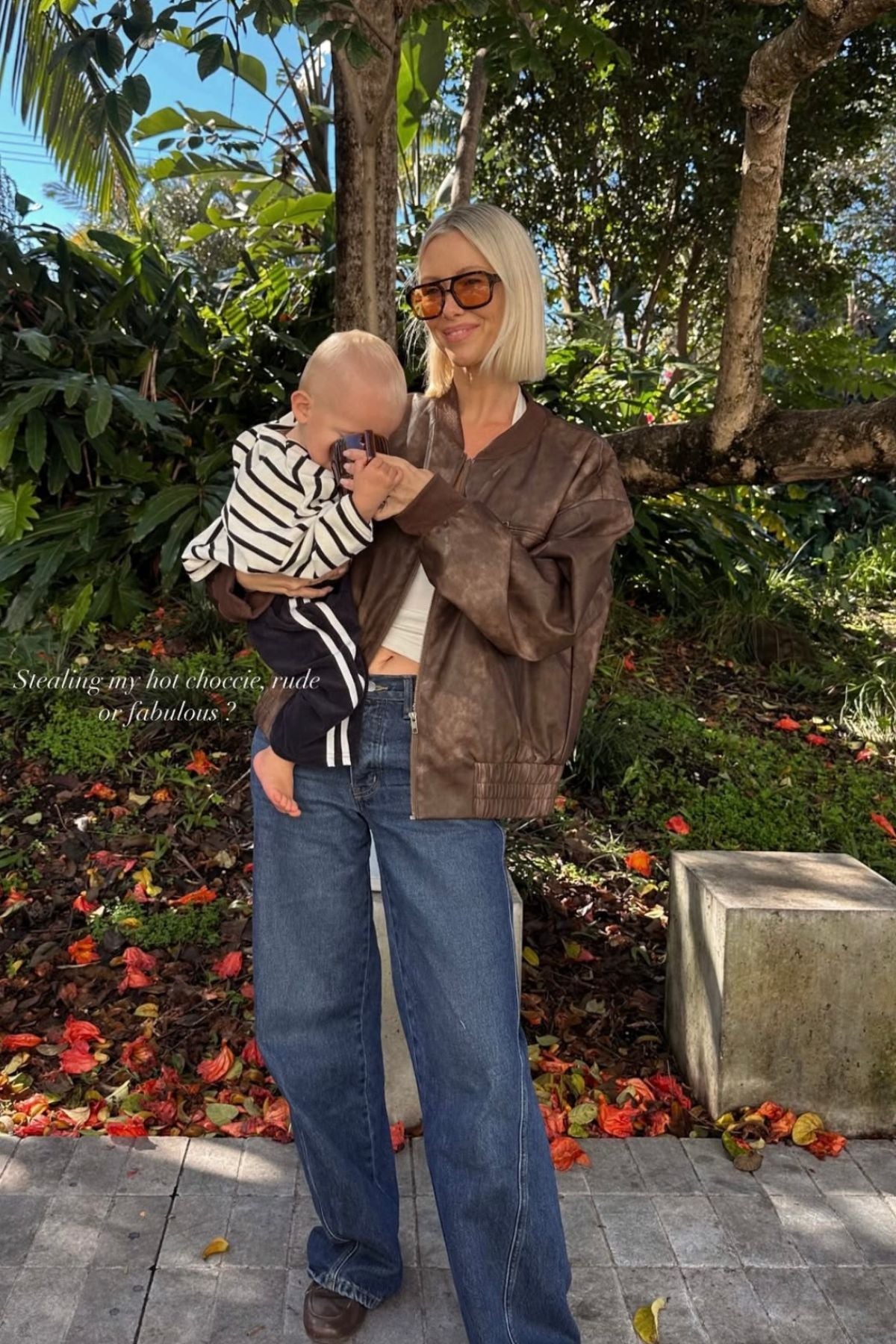 twin stripe terry pant | panda – ZIGGY ZAZA