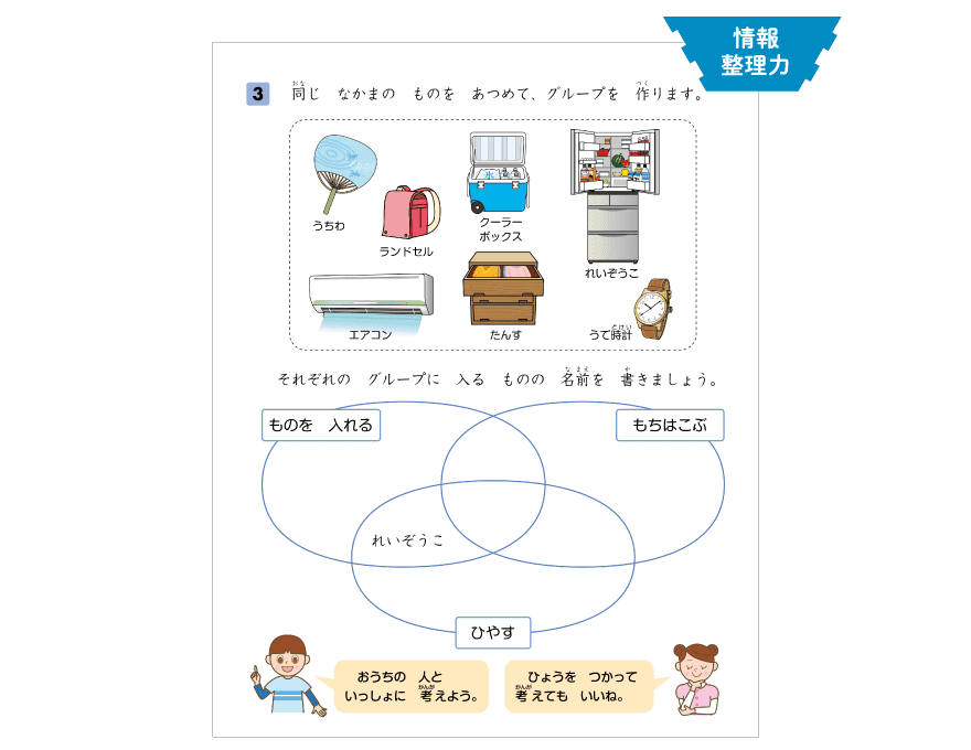 小学生コース1・2年生】オプション講座『みらい思考力ワーク』のご紹介