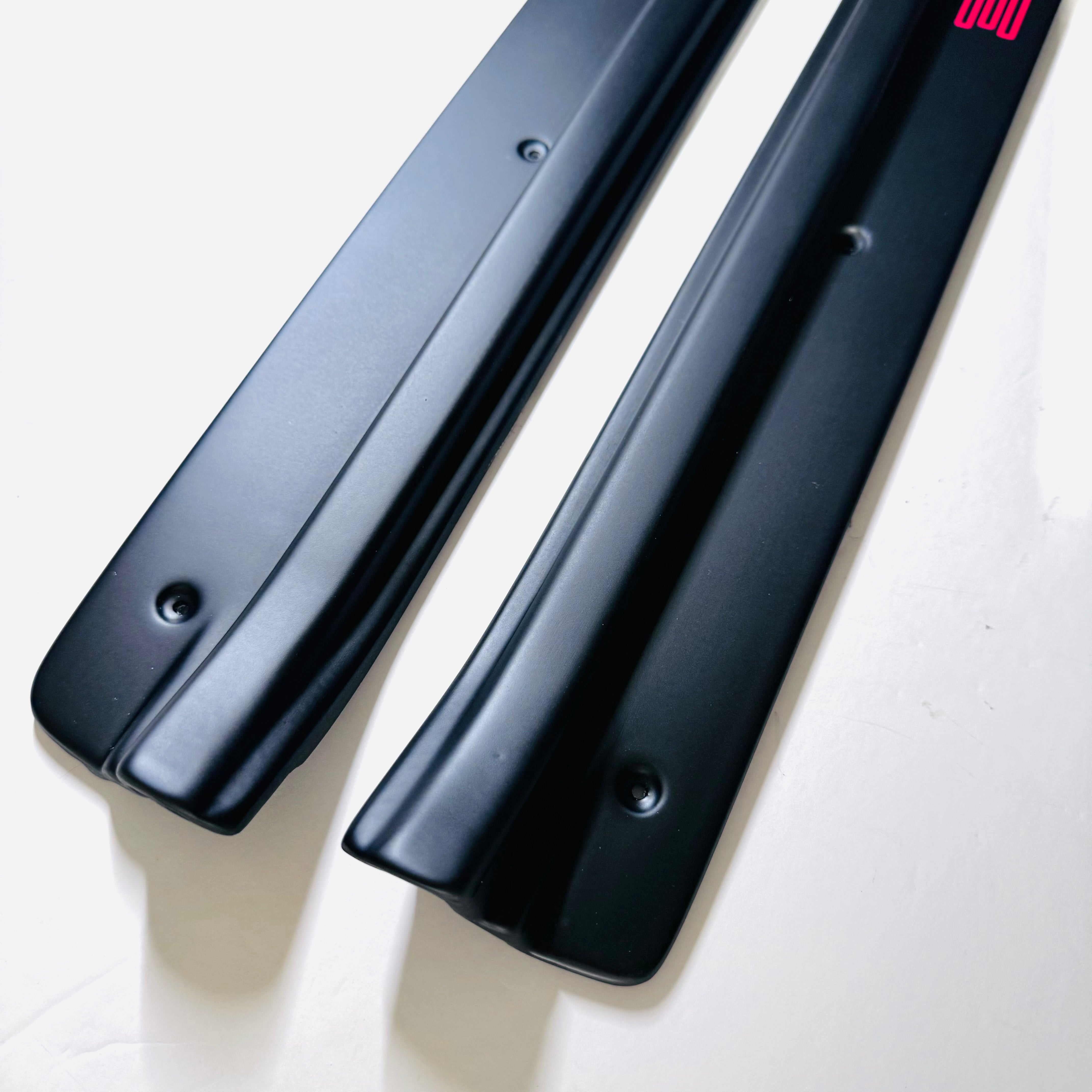 ZThirtyTwo Satin Black Door Sills 300ZX Red Logos