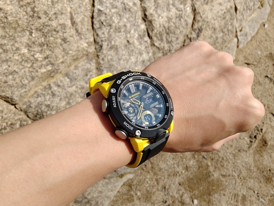 G-ショック「GA-2000-1A9JF」レビュー｜タイガース風カラーが○ | ずぶ