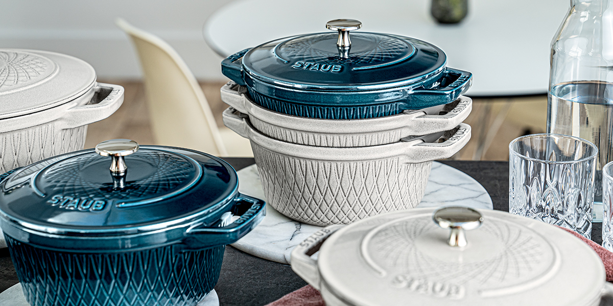ストウブ 鋳物ホーロー鍋 ツイストココット 20 cm, ラウンド, ラ