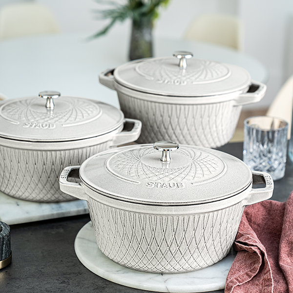 希少】STAUB ツイストココット ラウンド 20㎝ カンパーニュ 限定 希少