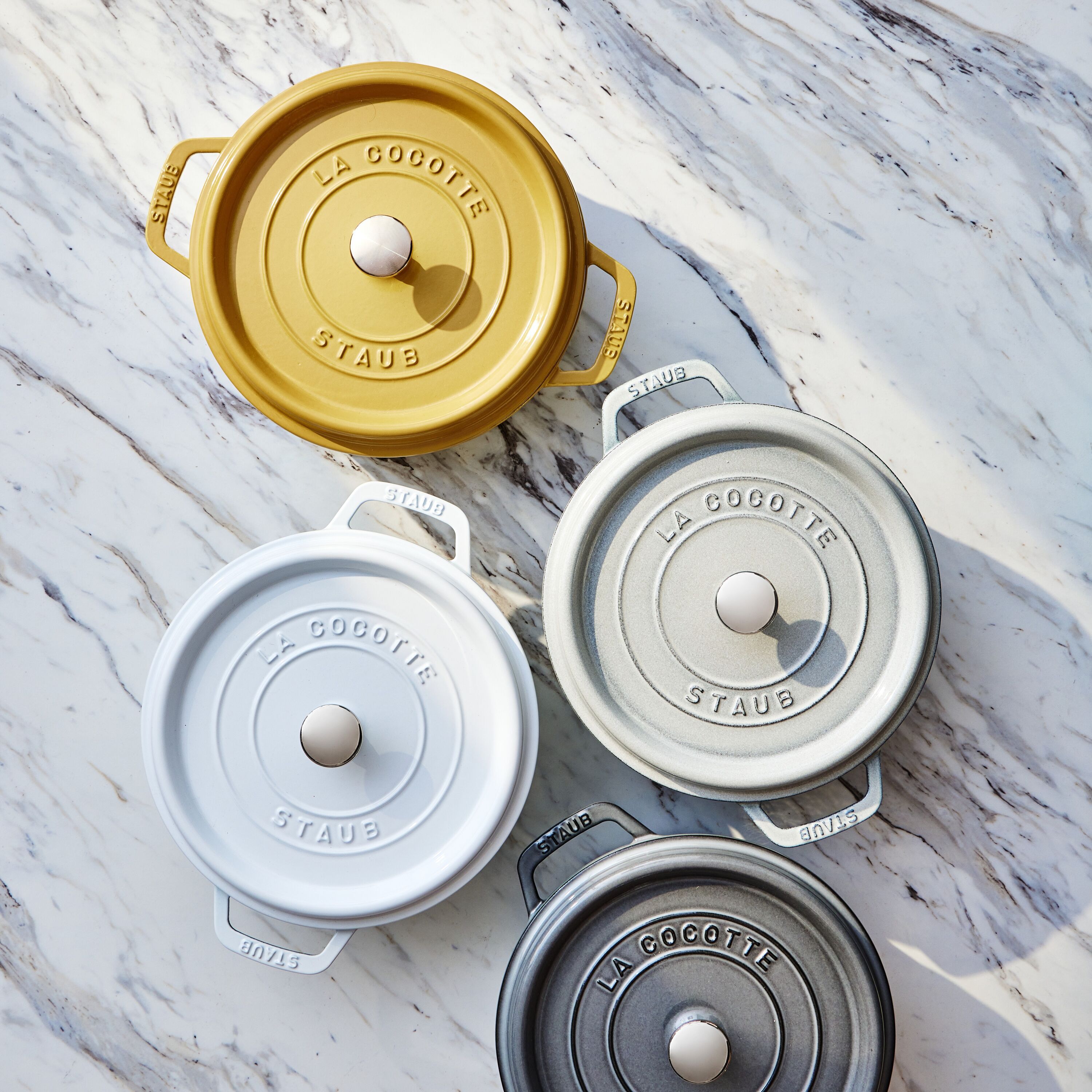 ストウブ ココット ラウンド 24cm| 鋳物ホーロー鍋| ストウブ(STAUB