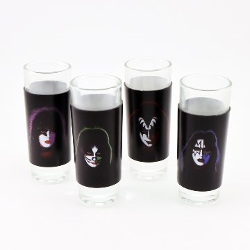 KISS キッス ショットグラス 4個セット｜World Music Gear