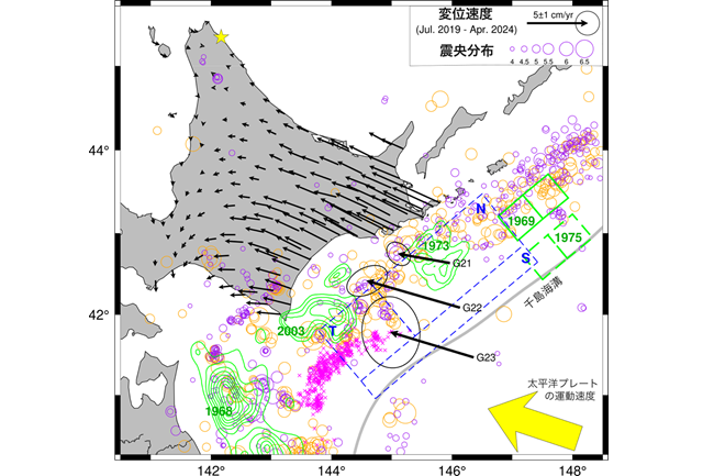 千島海溝沿いでの「ひずみ」蓄積を海底観測で確認 ―北海道沖で17世紀