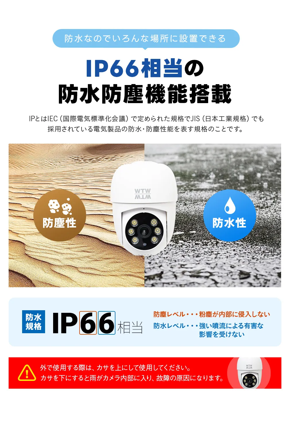 みてるちゃん123 WIFI SIM 防犯カメラ屋内外設置対応 WTW-W2859Y【WTW