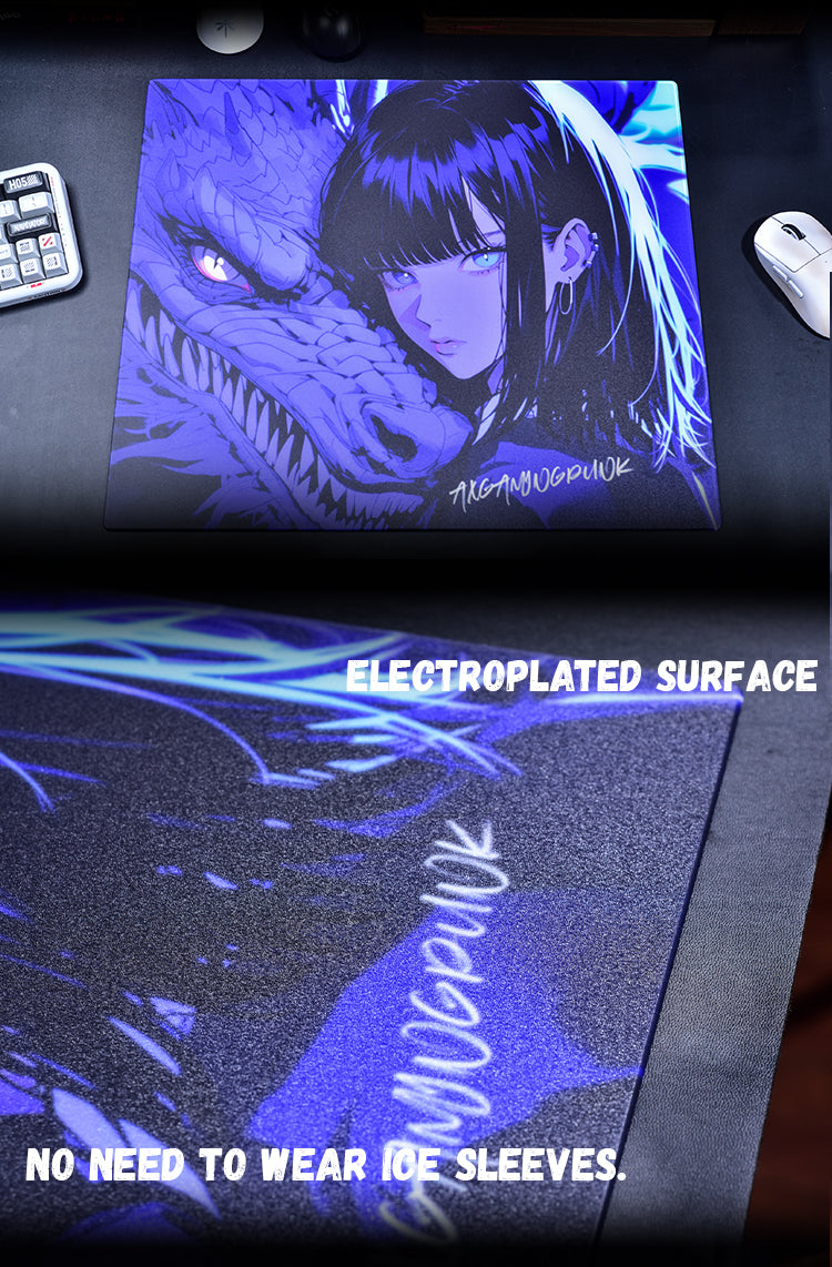 AXGamingPunk Taiji V2 Glass Mousepad – mechkeysshop