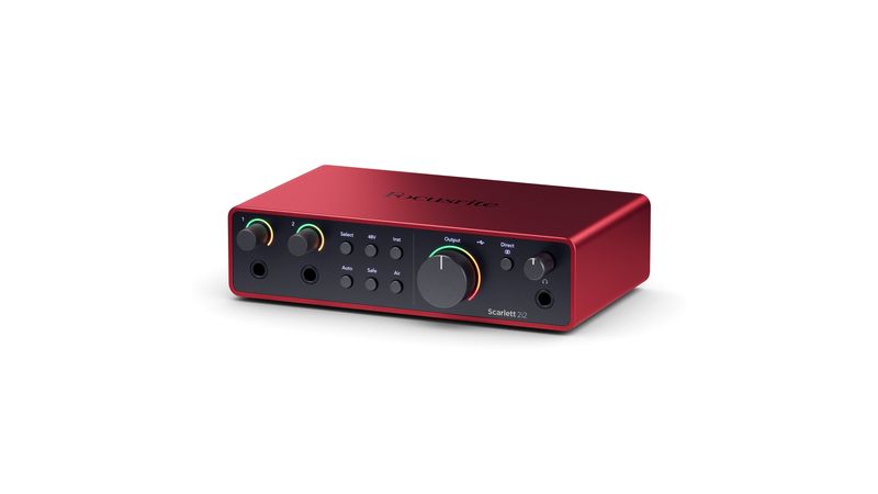 INTERFACE FOCUSRITE SCARLETT 2I2 4 GERACAO