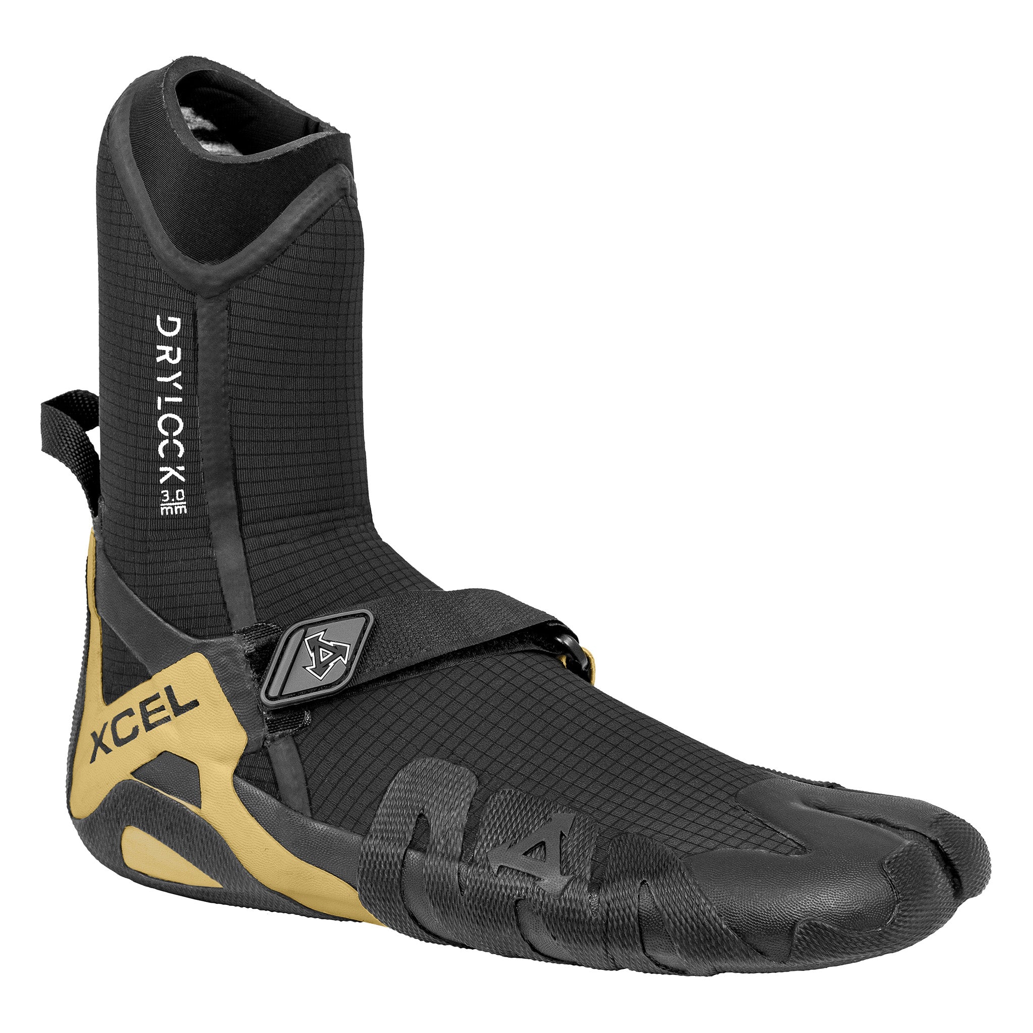 Men's Drylock Split Toe Boot 3mm - Black/Gum – Xcel Wetsuits