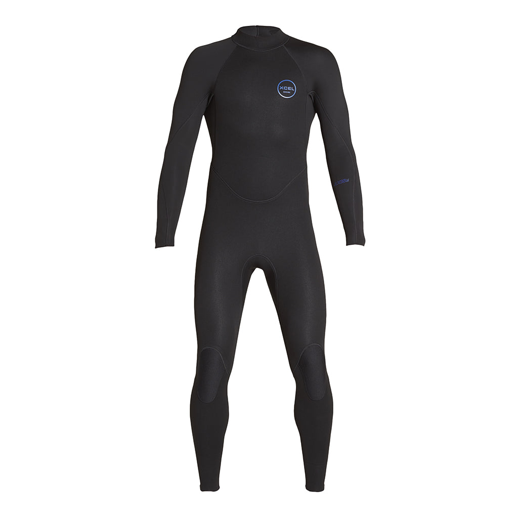 Men's Axis Flatlock Back Zip Full Wetsuit 3/2mm – Xcel Wetsuits