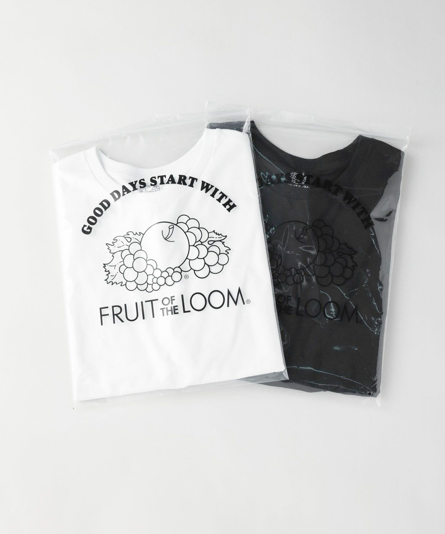 FRUIT OF THE LOOM × OPENING ACT] エッセンシャルクルーネックTシャツ