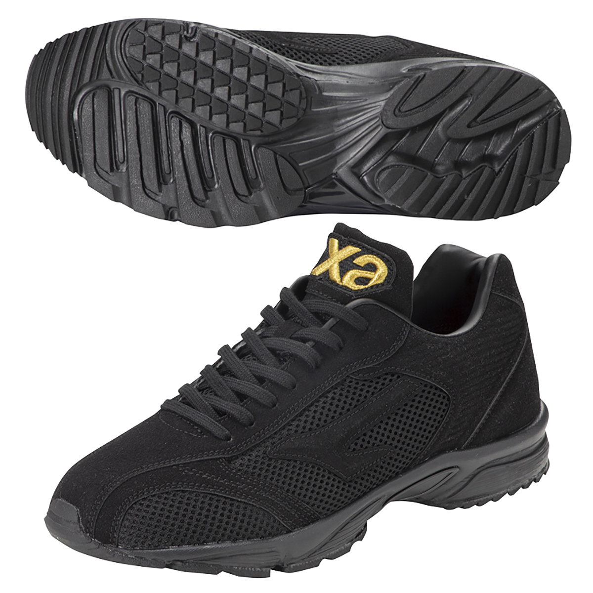 紐式トレーニングシューズ(黒)｜ザナックス公式オンラインショップ