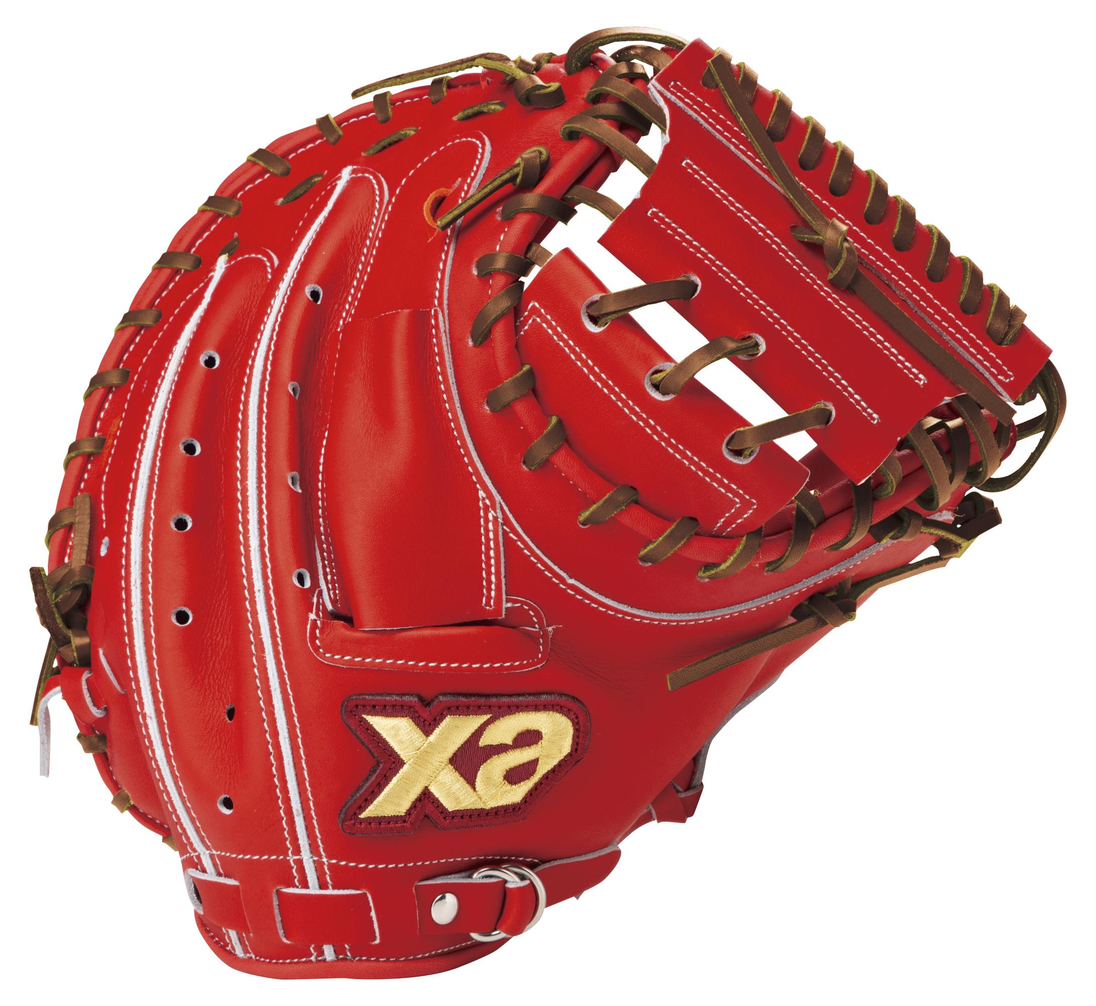 軟式　キャッチーミット　ホワイト/レッド/ブルー　ザナックス 軟式ジュニア用キャッチャーミット 【MC1型】｜ザナックス公式