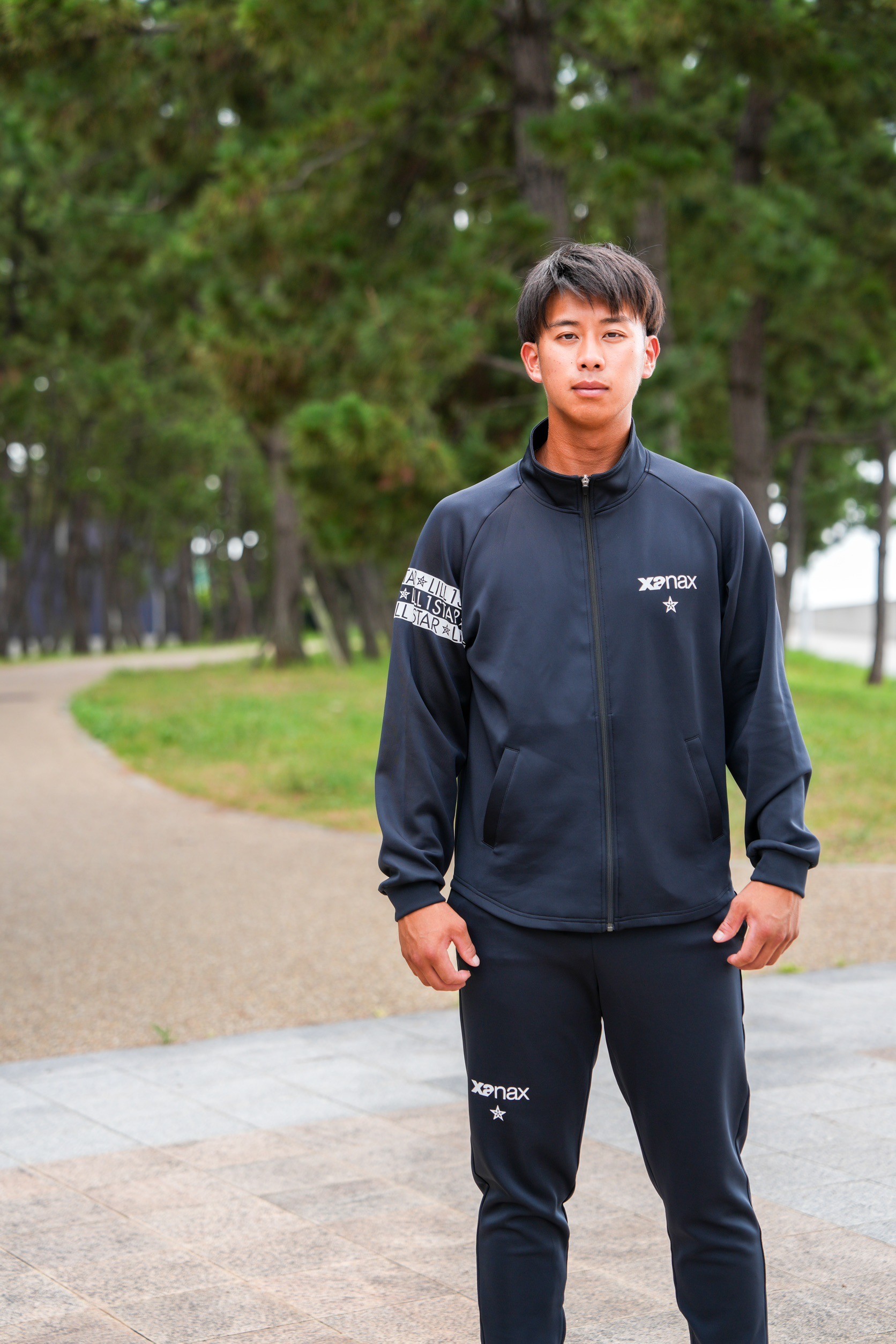 サナ　バスケットジャージ 12 スムースジャージジャケット<br>Designed by Lill 1 STAR｜ザナックス