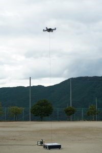 ドローンカメラ「CX-GB200／400」が AileLinX製有線ドローン「HOVER