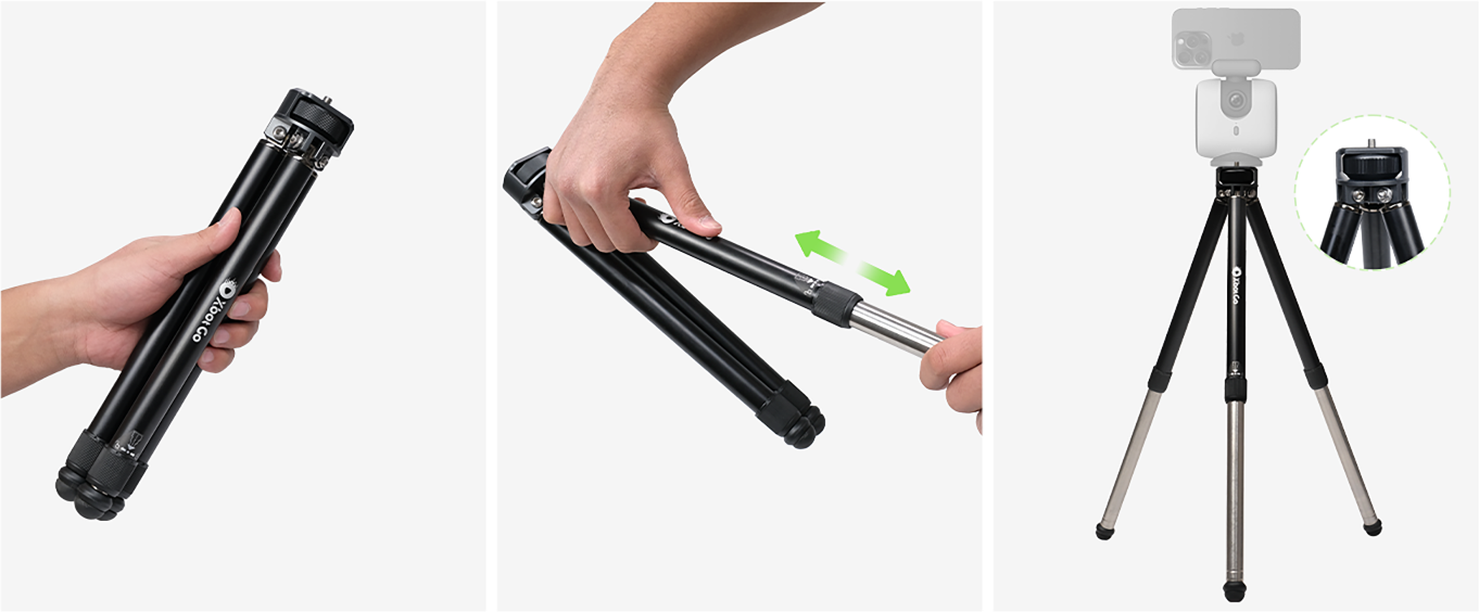 XbotGo NT1 Tripod: Ideal for Bleacher & Indoor Filming