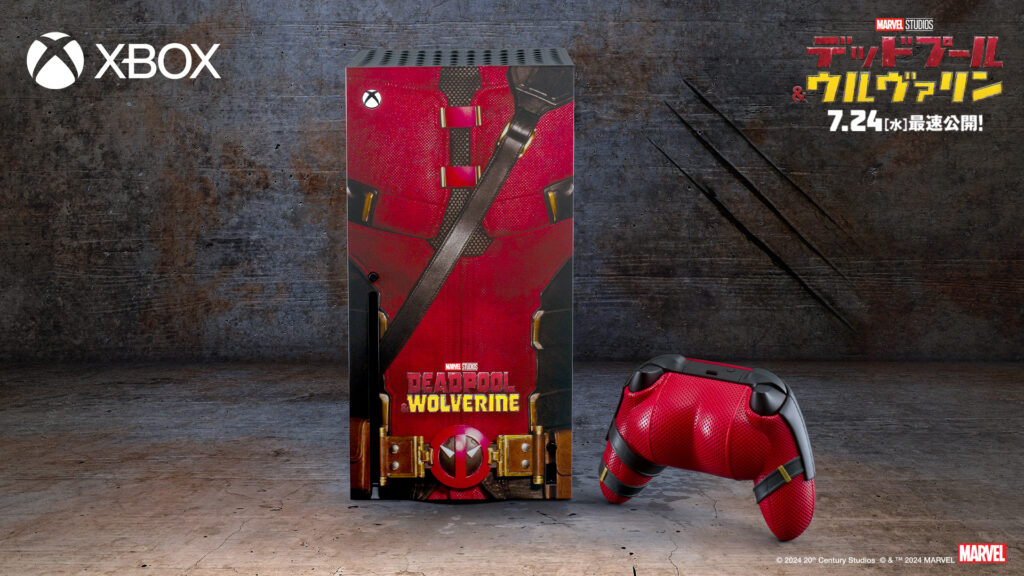 デッドプール特製デザイン! 驚きのカスタム Xbox ワイヤレス