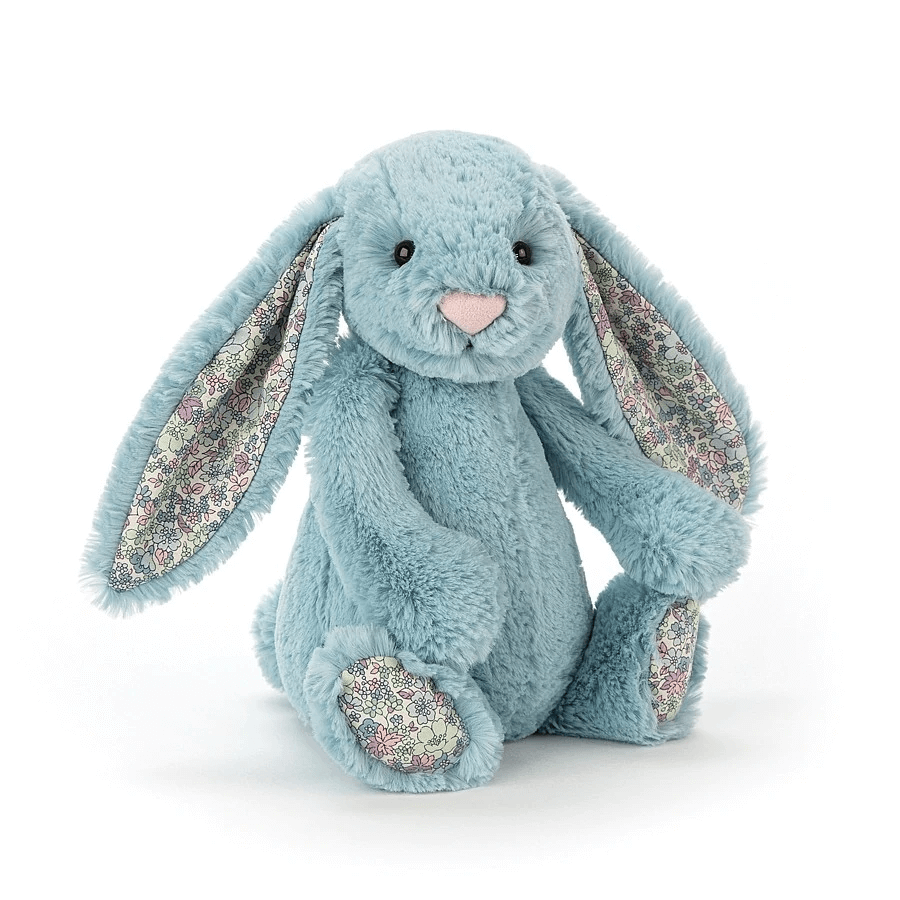 Jellycat Blossom Bashful Aqua Bunny Medium - XO Collectives