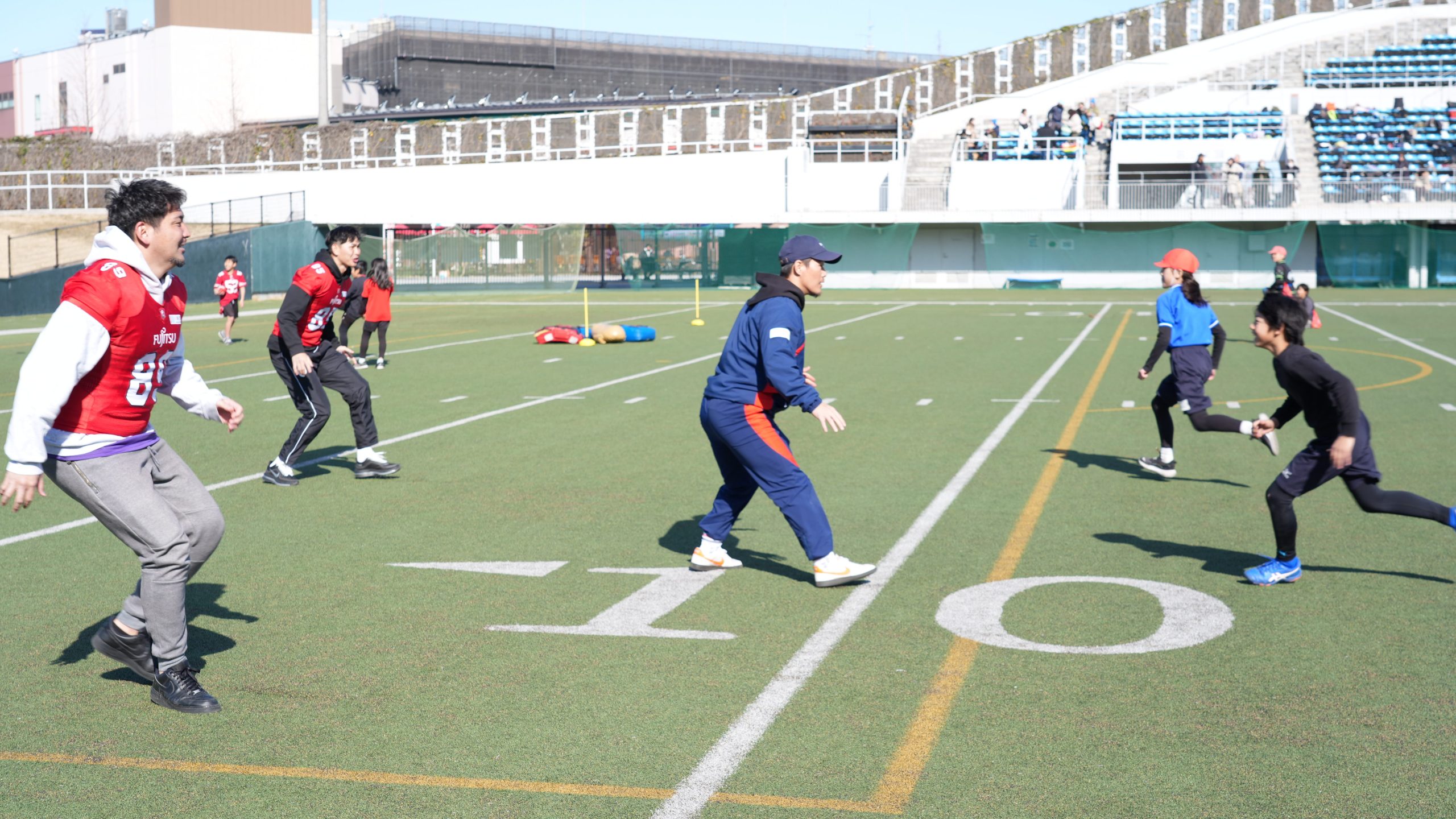 川崎市の小学生フラッグフットボール大会「藤子・F・不二雄カップ」にX