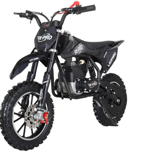Free Shipping! X-PRO Leopard Mini Dirt Bike, Gas Power 4 Stroke