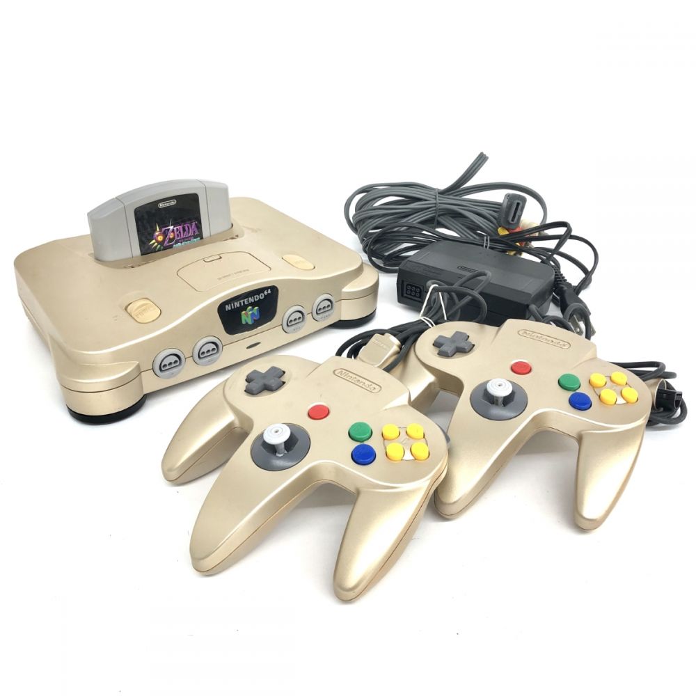 任天堂64 NINTENDO64 ロクヨン ゴールドカラー 本体 コントローラー