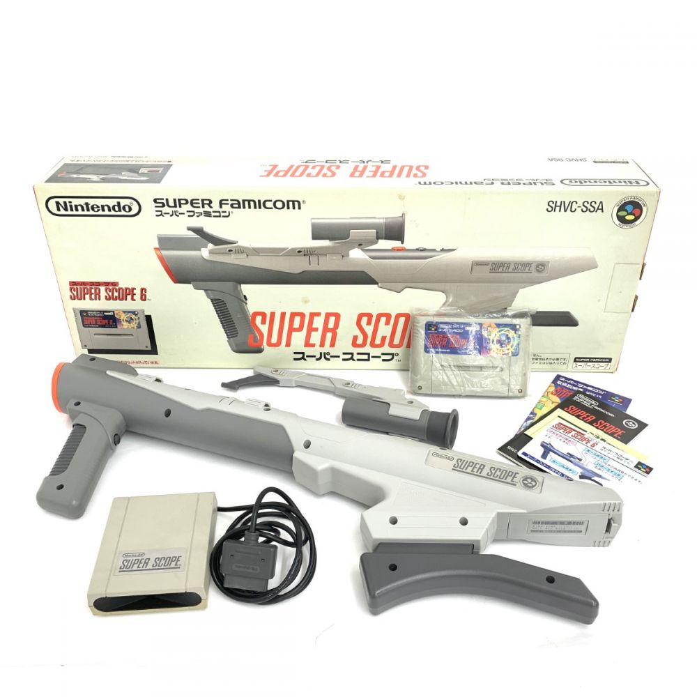 外観美品 スーパーファミコン SUPER SCOPE 6 スーパースコープ 箱付の