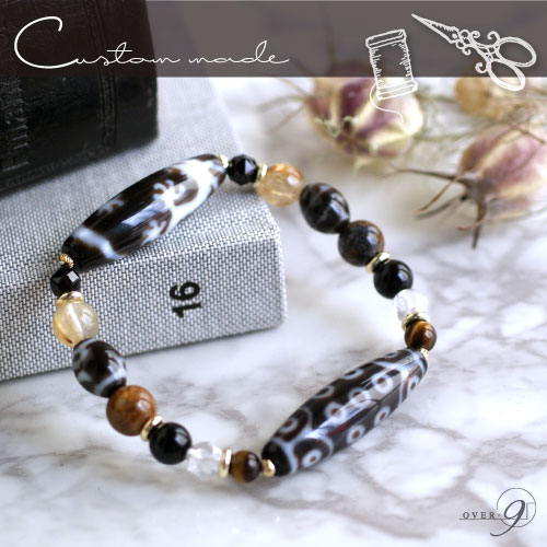 フルオーダーメイド 制作例 No.98 「 N様 ✻ 二十一眼天珠、四線虎牙天