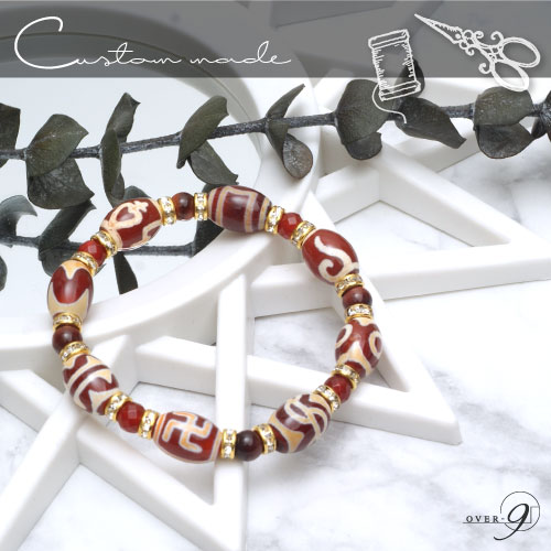 フルオーダーメイド 制作例 No.144 「 M様 ✻ 万字天珠、六吉祥天珠