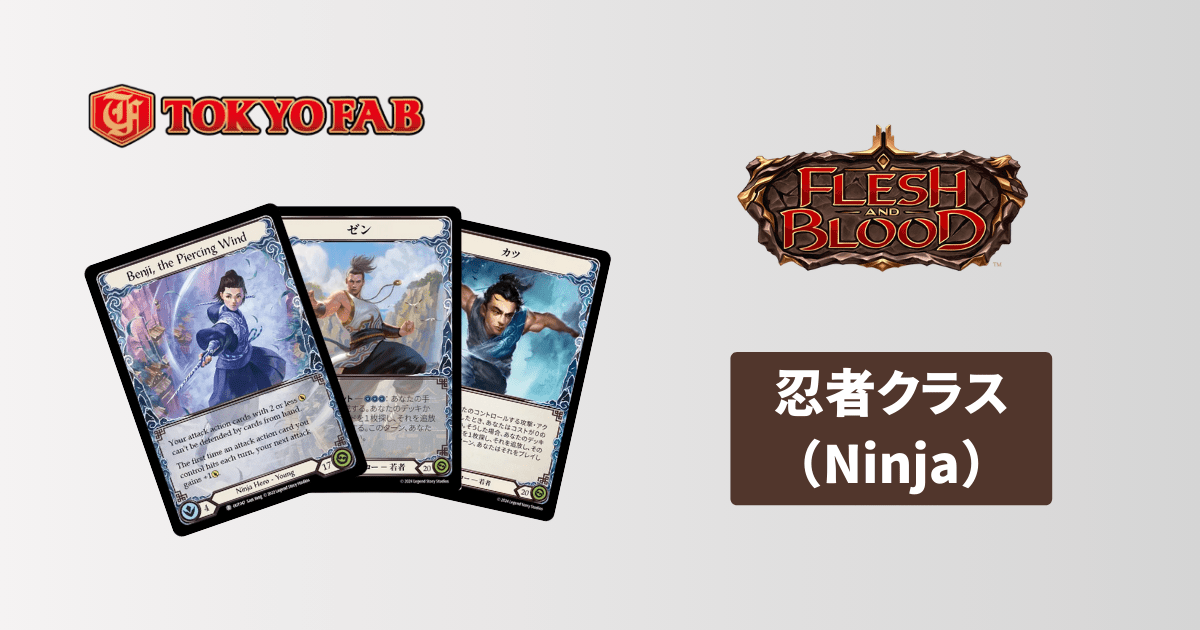 Assassin】Flesh and Blood(FaB) の暗殺者クラスのヒーローと戦い方