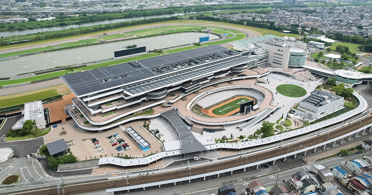 公園のような巨大競馬場 | 日経クロステック（xTECH）
