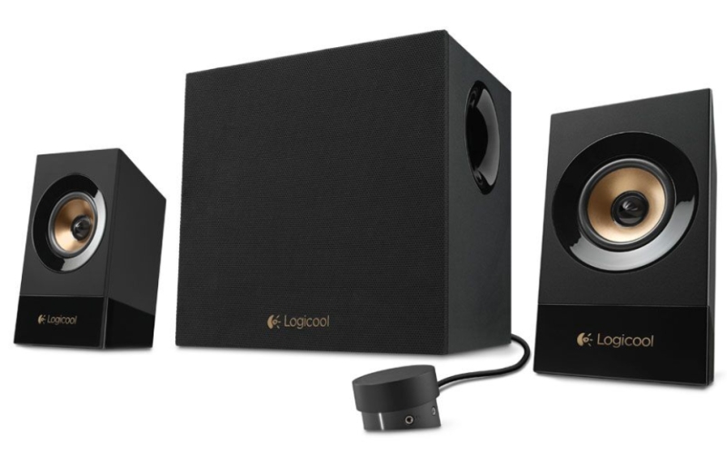 ロジクール、最大出力120Wの2.1chマルチメディアスピーカー | 日経