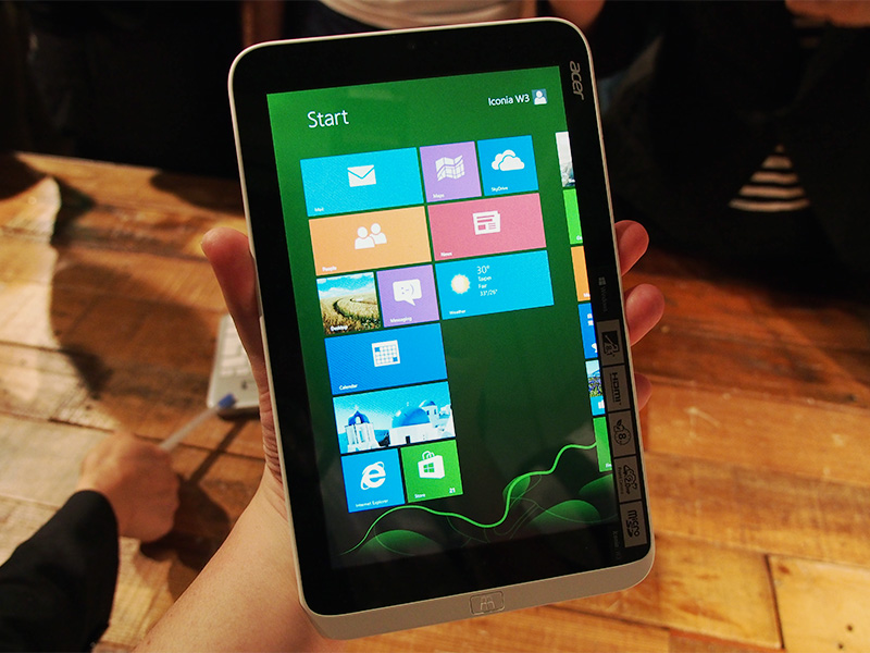 Acerが世界初の8インチWindows 8タブレットを発表 | 日経クロステック