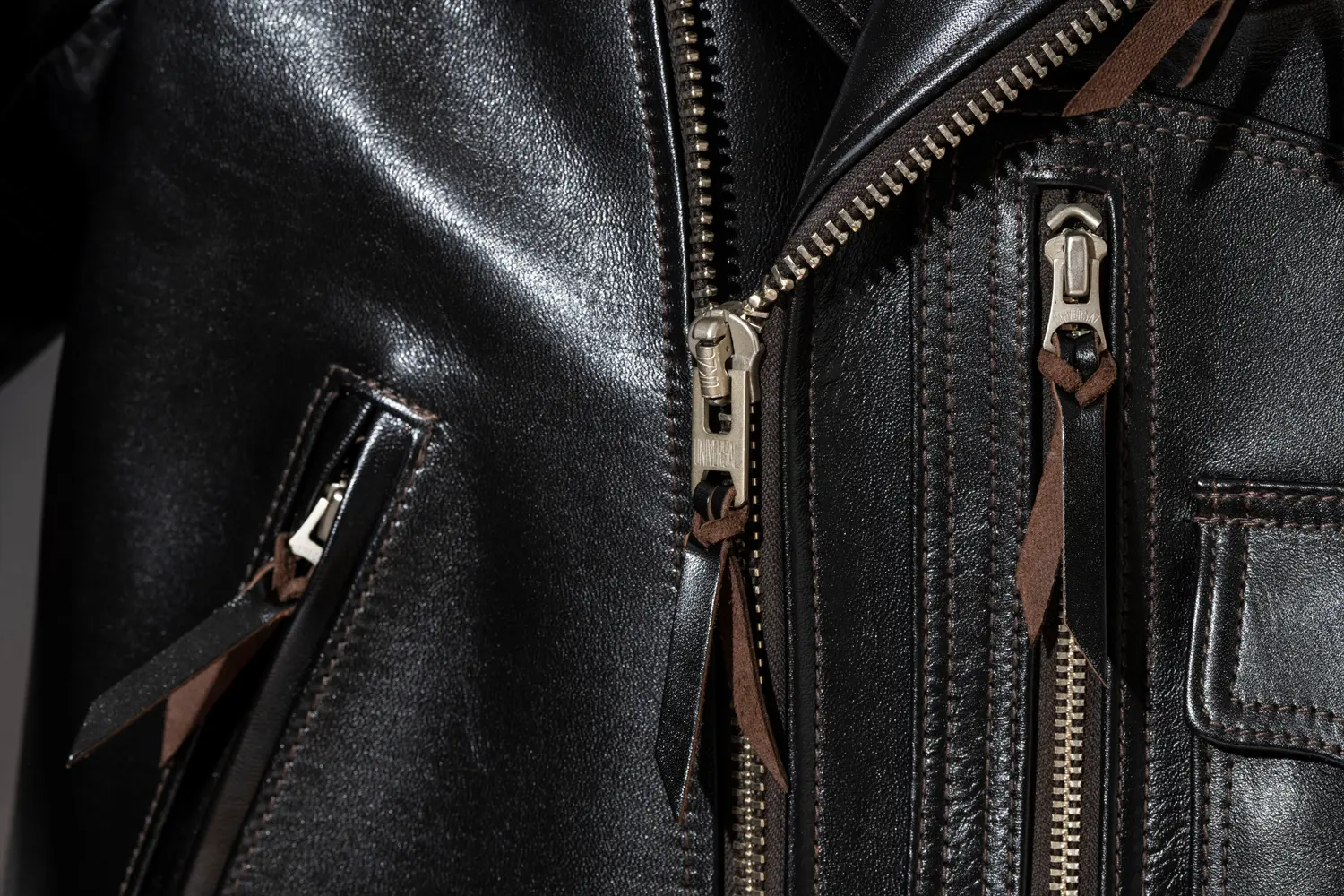 VINTAGE HORSE D-POCKET DOUBLE BREASTED JACKET[ HR-55 ] | Y'2 LEATHER