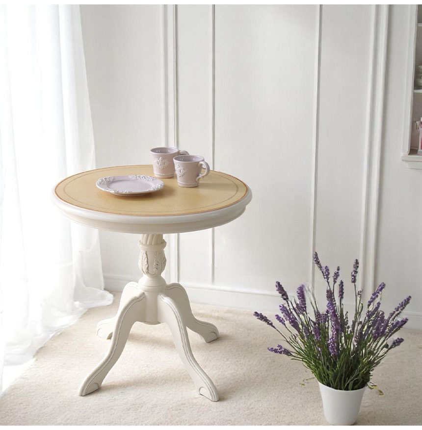 ヨーロピアンクラシック ラウンドサイドテーブル(コーヒーテーブル