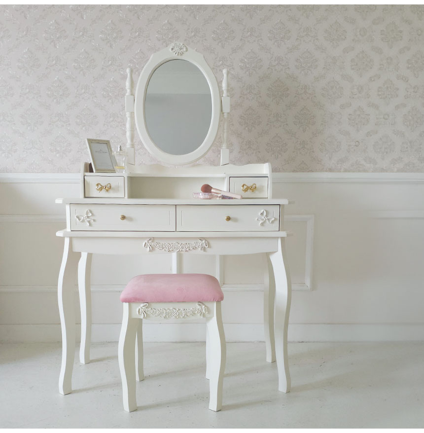 こゆび姫様用カントリーコーナー ドレッサー&カフェテーブルセット こ