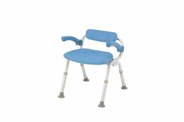シャワーチェア〔ユクリア〕ミドルSP腰当付おりたたみN ｜ 入浴用具