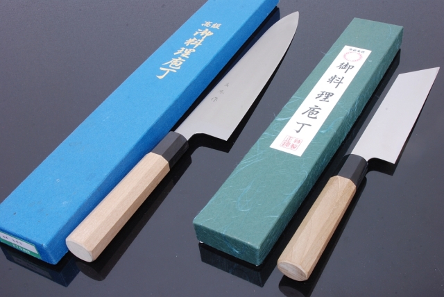 駅南やまご質店オンラインショップ / 高級御料理包丁 2本セット 両刃