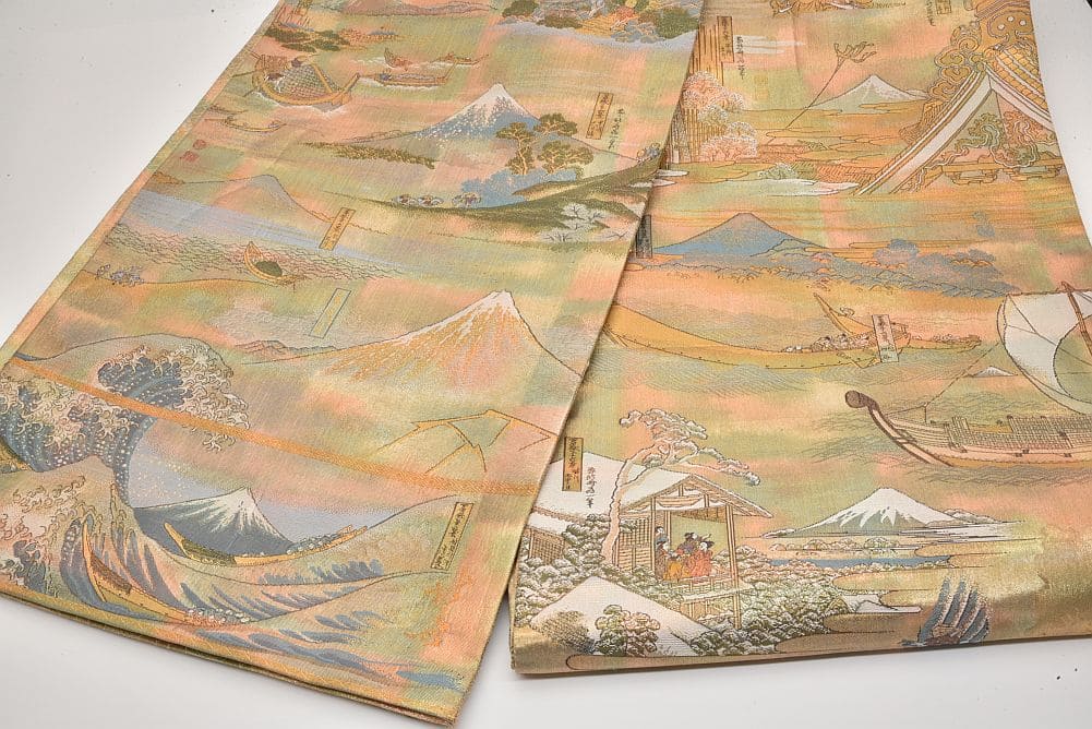 駅南やまご質店オンラインショップ / 西陣あさぎ 葛飾北斎 富嶽三十六