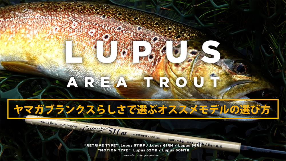 ルーパス・エリアトラウト】ヤマガブランクスらしさで選ぶオススメ