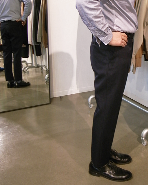 AURALEE Wool Kid Mohair Gabadine Narrow Slacks | 大阪心斎橋の