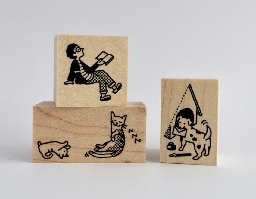 切手のこびと/A small world around stamps | すやすや子猫 たからもの