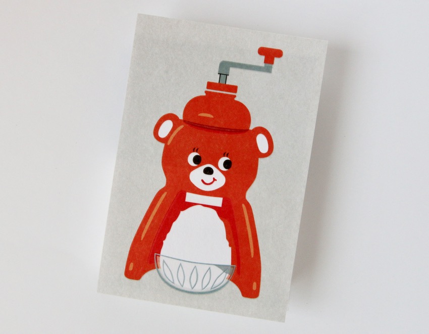 取扱終了】夏はがき タイガー氷削り器/サマーポストカード（懐かしい