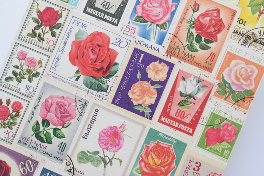 アサノスタンプ/asano stamp | ポストカード バラ/Post Cardの