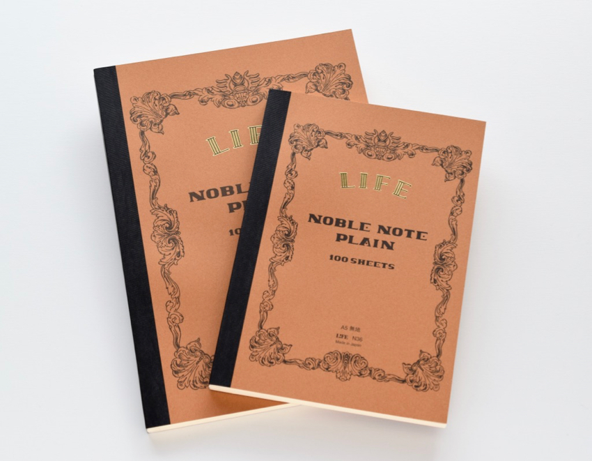 LIFE/ライフ | ノーブルノート 無地 A5/B5/NOBLE NOTE PLAIN N36/N35の